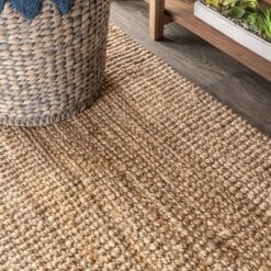 Pata Hand Woven Chunky Jute Indoor Area Rug - JONATHAN Y -Home Shop GUEST 76fb3c62 956a 4652 abb2 51dea233380b