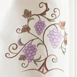 Urban Embroidered Grape Tier And Valance 60" X 36" Beige By Ramallah Trading -Home Shop GUEST 77d31c08 911e 435f b874 5a12f49492c6