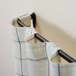 French Return Curtain Rod Matte Black - Hearth & Hand™ With Magnolia