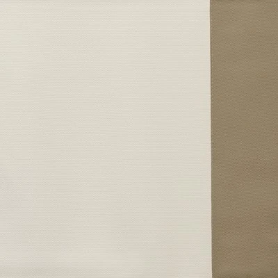 Exclusive Home Frontera 100% Blackout Roman Shade, 23"x64", Natural/Taupe 4 Exclusive Home Frontera 100% Blackout Roman Shade, 23"x64", Natural/Taupe - Image 2