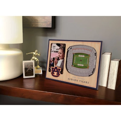 4" X 6" NCAA Auburn Tigers 3D StadiumViews Picture Frame 3 4" X 6" NCAA Auburn Tigers 3D StadiumViews Picture Frame