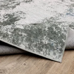 Micah Washable Marbled Abstract Indoor Area Rug Gray/Blue - Captiv8e Designs 24 Micah Washable Marbled Abstract Indoor Area Rug Gray/Blue - Captiv8e Designs -Home Shop GUEST 7a307452 c5c7 432d aa38 717d535e25fe