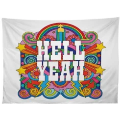 Pilgrim Hodgson Hell Yeah Tapestry - Society6 -Home Shop GUEST 7b403fb2 a2c4 408f 9cc6 064bd037e0d3