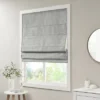 Aberdeen Printed Faux Silk Room Darkening Cordless Roman Blinds And Shade Gray 1 Aberdeen Printed Faux Silk Room Darkening Cordless Roman Blinds And Shade Gray -Home Shop GUEST 7c86a4fc 9e4c 4a31 999d 0e598c0b5a8c