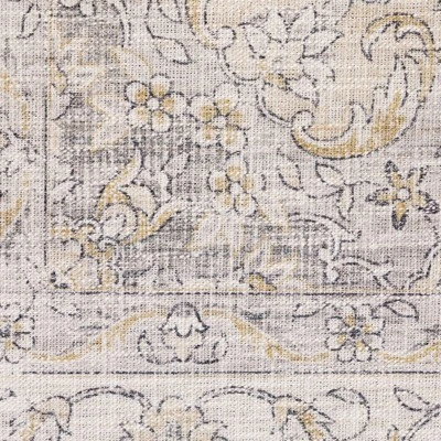 Marcel Vintage Traditional Medallion Area Rug Beige/Gold - Captiv8e Designs 8 Marcel Vintage Traditional Medallion Area Rug Beige/Gold - Captiv8e Designs - Image 6