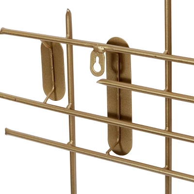 Metal Geometric Narrow Stripes Wall Decor Gold - CosmoLiving By Cosmopolitan 7 Metal Geometric Narrow Stripes Wall Decor Gold - CosmoLiving By Cosmopolitan - Image 5