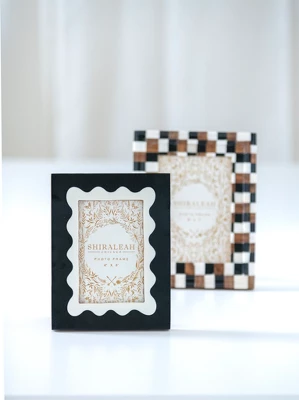 Shiraleah Roma Multi Check 5" X 7" Picture Frame 4 Shiraleah Roma Multi Check 5" X 7" Picture Frame - Image 2