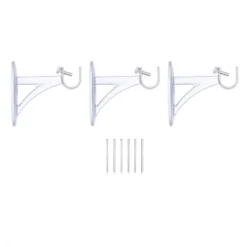 Kenney Fast Fit Easy Install Dryden 5/8" Decorative Window Curtain Rod