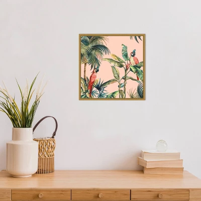 16" X 16" Tropicano II By Eva Watts Framed Canvas Wall Art - Amanti Art 5 16" X 16" Tropicano II By Eva Watts Framed Canvas Wall Art - Amanti Art - Image 3