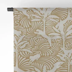 Evamatise Big Cats And Palm Trees Jungle Single Panel Sheer Window Curtain - Deny Designs -Home Shop GUEST 830e6b74 d109 4771 9132 4fb22edcd74d