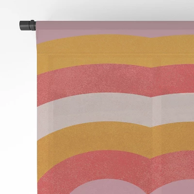 Showmemars Love Yourself Retro Type Single Panel Sheer Window Curtain - Society 6 5 Showmemars Love Yourself Retro Type Single Panel Sheer Window Curtain - Society 6 - Image 3