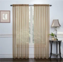 GoodGram 2 Piece Rod Pocket Elegant Sheer Voile Curtain Panels 20 GoodGram 2 Piece Rod Pocket Elegant Sheer Voile Curtain Panels -Home Shop GUEST 8579e018 7b79 4655 b798 96330f9c167c