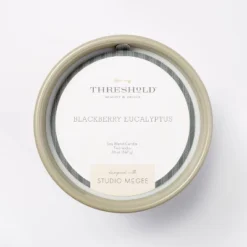 20oz Ceramic Blackberry Eucalyptus Candle Green - Threshold™ Designed With Studio McGee -Home Shop GUEST 870ce181 98d9 4be6 a455 6aadadca64e1