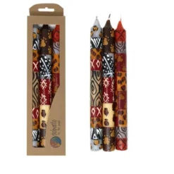 Global Crafts Unscented Hand-Painted Dinner Candles, Boxed Set Of 3 39 Global Crafts Unscented Hand-Painted Dinner Candles, Boxed Set Of 3 -Home Shop GUEST 87f2b813 d97b 433e b909 bef0f108e927