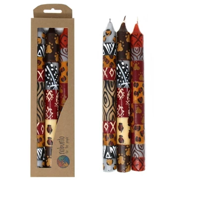 Global Crafts Unscented Hand-Painted Dinner Candles, Boxed Set Of 3 20 Global Crafts Unscented Hand-Painted Dinner Candles, Boxed Set Of 3 - Image 18