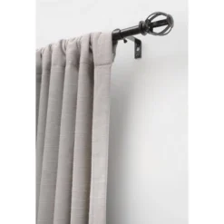 Decorative Drapery Single Rod Set With Cage Ball Finials Oil Rubbed Bronze - Lumi Home Furnishings -Home Shop GUEST 8943cac1 5ce8 442d 9765 0ca7f492aecd