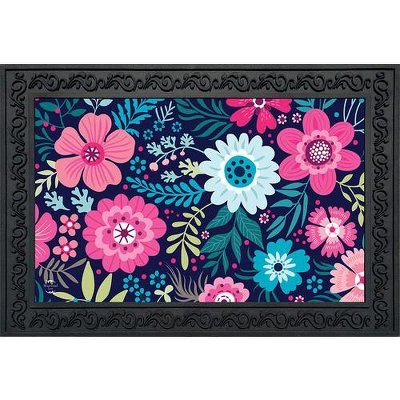 Bright Floral Spring Doormat Indoor Outdoor Primitive 30" X 18" Briarwood Lane 3 Bright Floral Spring Doormat Indoor Outdoor Primitive 30" X 18" Briarwood Lane