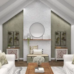 Metal Floral Wall Decor With Black Frame Set Of 2 Black - Olivia & May -Home Shop GUEST 8a1efc88 e125 48f1 a74d b7ac0a480a27