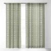 Sheila Wenzel Ganny Sage Minimalist Mudcloth Single Panel Sheer Window Curtain - Deny Designs 1 Sheila Wenzel Ganny Sage Minimalist Mudcloth Single Panel Sheer Window Curtain - Deny Designs -Home Shop GUEST 8a93a583 0d66 42a4 ae94 aabe737f2a44