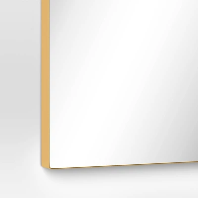 24" X 36" Infinity Mantle Mirror Brass - Threshold™ 5 24" X 36" Infinity Mantle Mirror Brass - Threshold™ - Image 3