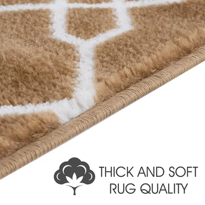 Sussexhome Zigzag Collection Non-Slip Carpet Stair Treads, 9" X 28" 6 Sussexhome Zigzag Collection Non-Slip Carpet Stair Treads, 9" X 28" - Image 4