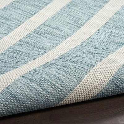 Nourison Positano Modern Stripes Flatweave Outdoor Rug 6 Nourison Positano Modern Stripes Flatweave Outdoor Rug - Image 4