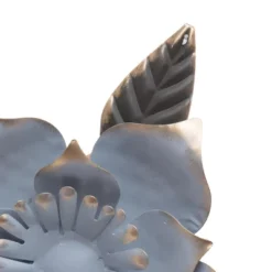11 X 11.25 Inch Blue Metal Layered Flower Wall Décor - Foreside Home & Garden -Home Shop GUEST 8cdefb4d dd48 49eb b646 d9da8f041694