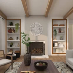 Wood Floral Handmade Intricately Carved Wall Decor With Mandala Design White - Olivia & May -Home Shop GUEST 8f3a5a39 7b28 42d3 9799 fb0bbdad6077