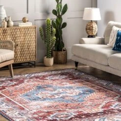 NuLOOM Marli Machine Washable Faded Medallion Area Rug -Home Shop GUEST 901b7ddf 1813 4cb9 81f2 a34250d6c4d4