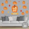 Big Dot Of Happiness Fall Pumpkin - Peel And Stick Kitchen And Home Decor Vinyl Wall Art Stickers - Wall Decals - Set Of 20 -Home Shop GUEST 92f6b02a 1ed3 45d3 8df6 120e9119bdae