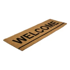 Northlight Natural Coir Outdoor Rectangular "Welcome" Doormat 16" X 48" 8 Northlight Natural Coir Outdoor Rectangular "Welcome" Doormat 16" X 48" -Home Shop GUEST 9376ef27 2db1 4069 9b0b 28fc1fa847db