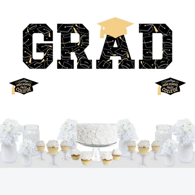 Big Dot Of Happiness Hello College - Graduation Party Decor - Vinyl Wall Decals - Grad 8 Big Dot Of Happiness Hello College - Graduation Party Decor - Vinyl Wall Decals - Grad - Image 6