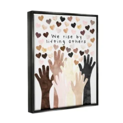 Stupell Industries We Rise By Lifting Others Quote Hands Hearts -Home Shop GUEST 965c6416 9115 47ba 940e 997ad65e69dd
