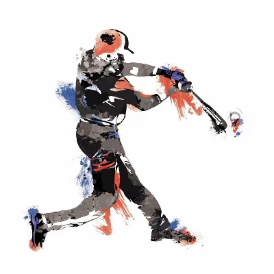 Baseball Champion Giant Peel And Stick Wall Decal - RoomMates 4 Baseball Champion Giant Peel And Stick Wall Decal - RoomMates - Image 2