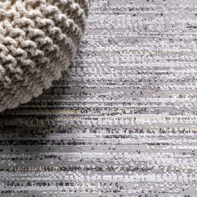 JONATHAN Y Loom Modern Strie' Solid & Striped Indoor Area Rug 7 JONATHAN Y Loom Modern Strie' Solid & Striped Indoor Area Rug - Image 5
