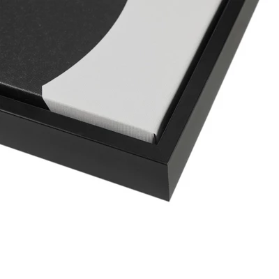 3pc Cosmic Curl Framed Wall Canvas Set Black/Taupe - Urban Habitat 7 3pc Cosmic Curl Framed Wall Canvas Set Black/Taupe - Urban Habitat - Image 5