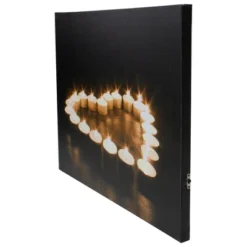 Northlight LED Lighted Flickering Heart-Shaped Candles Canvas Wall Art 15.75" -Home Shop GUEST 9cd8634f a4c6 407b a6ca bc0d23475b48