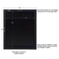 11" X 14" Matted To 8" X 10" Kieva Wall Frame - Kate & Laurel All Things Decor -Home Shop GUEST 9d6b8566 b4c4 47d9 8a82 76ceb99c38bf