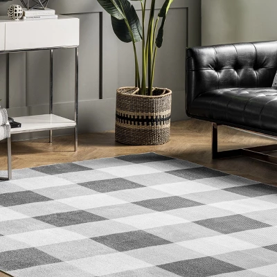 NuLOOM Lucy Machine Washable Farmhouse Buffalo Plaid Area Rug 10 NuLOOM Lucy Machine Washable Farmhouse Buffalo Plaid Area Rug - Image 8