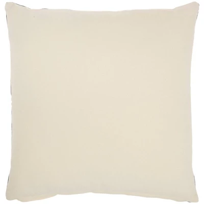 20"x20" Oversize Embroidered Leaves Square Throw Pillow - Mina Victory 6 20"x20" Oversize Embroidered Leaves Square Throw Pillow - Mina Victory - Image 4