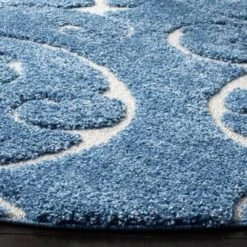 2'3"x11' Runner Swirl Loomed Rug Light Blue/Cream - Safavieh -Home Shop GUEST a3326333 45ad 46a7 b16a cc96806123dc