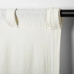 Tonal Texture Curtain Panel Sour Cream - Hearth & Hand™ With Magnolia -Home Shop GUEST a3759400 9398 4b46 97a0 2fba23657e88