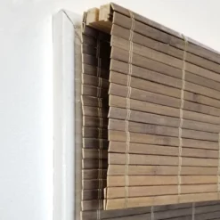 Radiance Brooklyn 27-in Cordless Driftwood Bamboo Roman Shade -Home Shop GUEST a78c8ebb e1d1 45c2 bab6 cb046bc84a7f