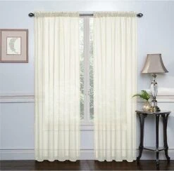 GoodGram 2 Piece Rod Pocket Elegant Sheer Voile Curtain Panels 21 GoodGram 2 Piece Rod Pocket Elegant Sheer Voile Curtain Panels -Home Shop GUEST a98adb21 69b7 4678 8a5c bb85b7b34423