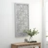 Wood Geometric Carved Wall Decor Gray - Olivia & May -Home Shop GUEST aa05f825 1181 412f a07b 1f3e4731da9c
