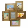 Studio Decor 6-Opening Decorative Rustic Natural Wood 4" X 6" Hanging Collage Picture Frame For Entryway, Stairway, Office, And Living Room (3 Pack) -Home Shop GUEST aa90864d 20d2 49ca ac0c dfb219e905a5