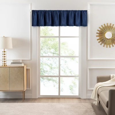 Kate Aurora Lux Living Rod Pocket Pleated Chenille Window Valance 5 Kate Aurora Lux Living Rod Pocket Pleated Chenille Window Valance - Image 3
