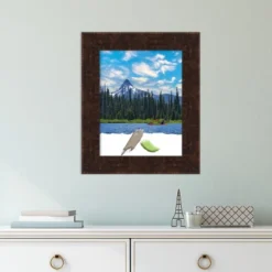 Amanti Art William Mottled Bronze Narrow Picture Frame -Home Shop GUEST abb720a8 c53d 4286 8d5e 2c6ded9875ca