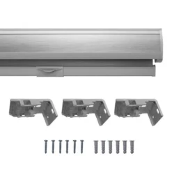 1pc Blackout Cordless Roller Zebra Shade Gray - Lumi Home Furnishings -Home Shop GUEST ac6440de 2f20 4d35 a515 c10577553c05