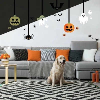 Halloween Glow In The Dark Peel And Stick Giant Wall Decal - RoomMates 4 Halloween Glow In The Dark Peel And Stick Giant Wall Decal - RoomMates - Image 2
